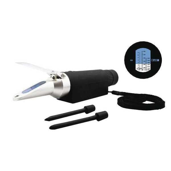 Analog Refractometer, Hand Held, 9 in. L