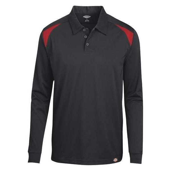 Long Sleeve Shirt, Black English Red, 2XL
