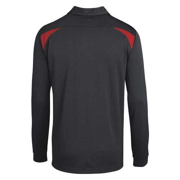 Long Sleeve Shirt, Black English Red, XL
