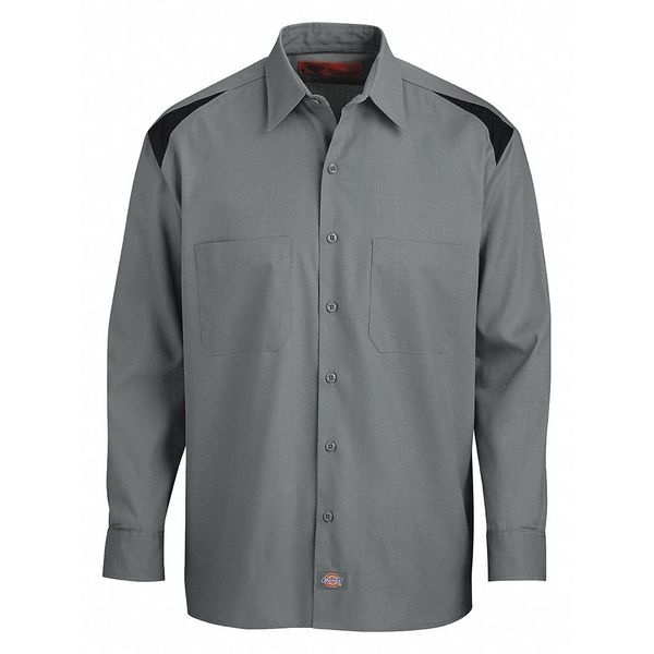 Long Sleeve Shirt, Smoke Black, 5XL