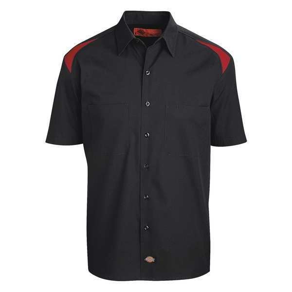 Short Slve Shirt, Blk English Red, M Tall