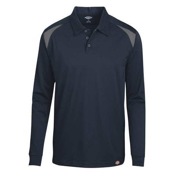 Long Sleeve Shirt, Dark Navy Smoke, L Tall