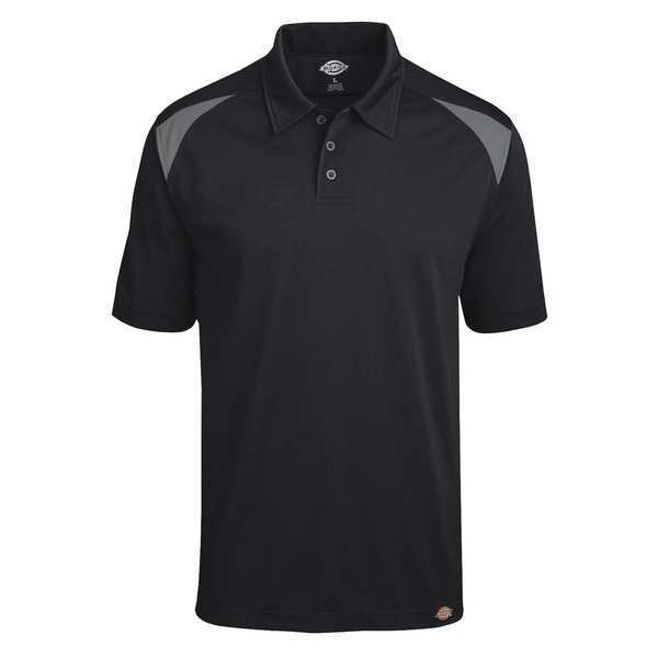 Short Sleeve Polo, Black Smoke, S