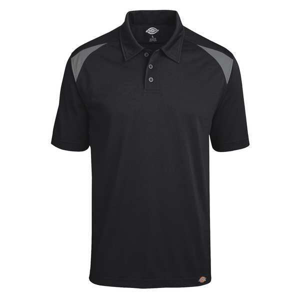 Short Sleeve Polo, Black Smoke, 2XL