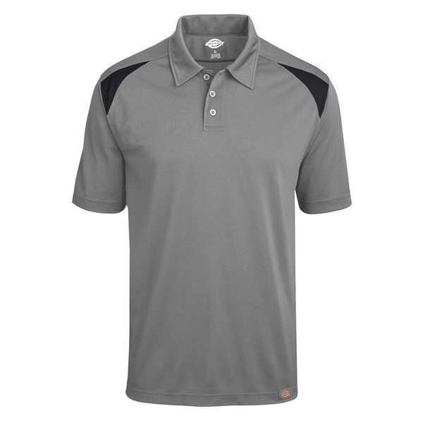 Short Sleeve Polo, Smoke Black, 4XL