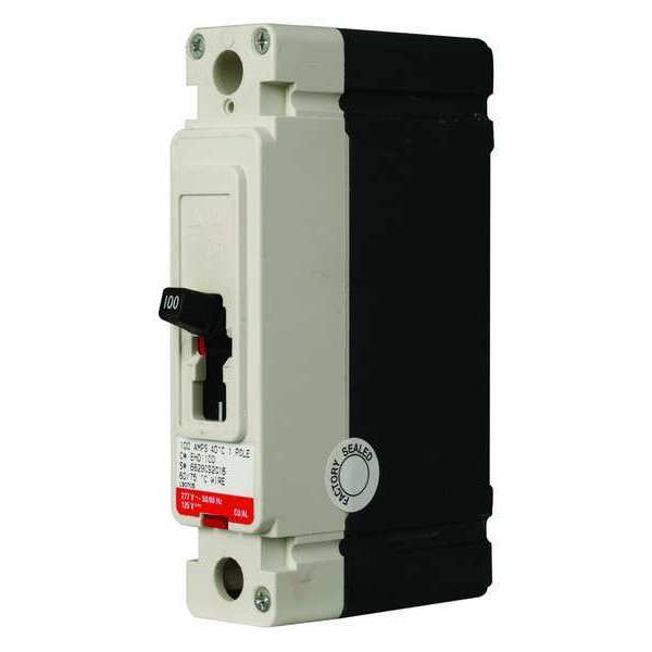 Molded Case Circuit Breaker, 15 A, 277V AC, 1 Pole, Free Standing Mounting Style, EHD Series