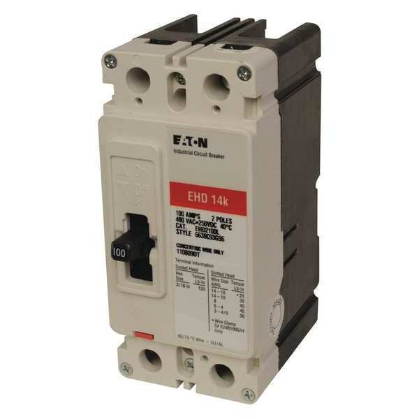 Molded Case Circuit Breaker, 70 A, 480V AC, 2 Pole, Free Standing Mounting Style, EHD Series