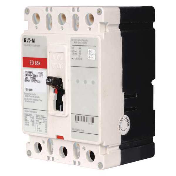 Molded Case Circuit Breaker, 175 A, 240V AC, 3 Pole, Free Standing Mounting Style, ED Series