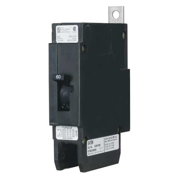 Miniature Circuit Breaker, 30 A, 277V AC, 1 Pole, Bolt On Mounting Style, GHB Series