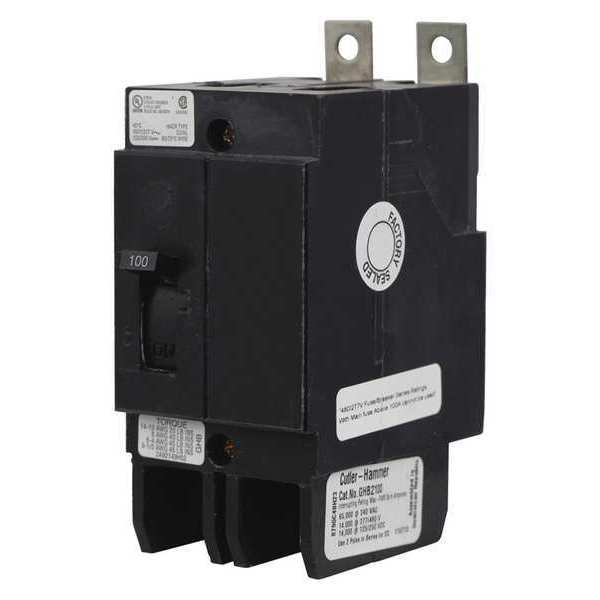 Miniature Circuit Breaker, 15 A, 277/480V AC, 2 Pole, Bolt On Mounting Style, GHB Series