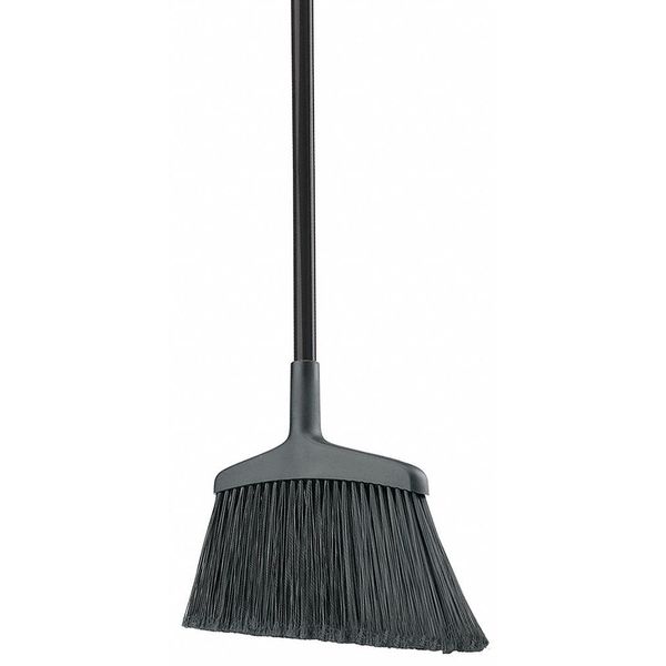 15 in Sweep Face Angle Broom, Black, 55