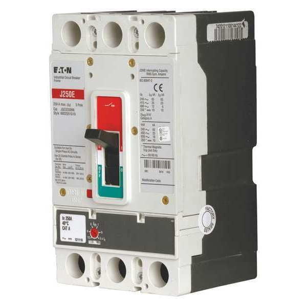 Molded Case Circuit Breaker, 175 A, 600V AC, 3 Pole, Free Standing Mounting Style, JG Series