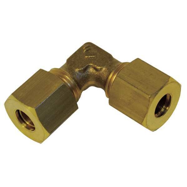 8mm Compression Brass 90 Degree Elbow 10PK