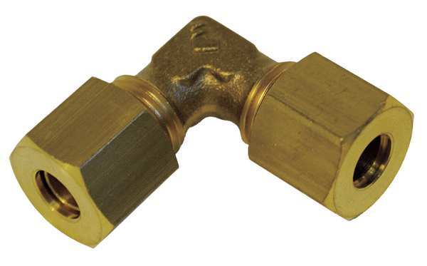 12mm Compression Brass 90 Degree Elbow 10PK