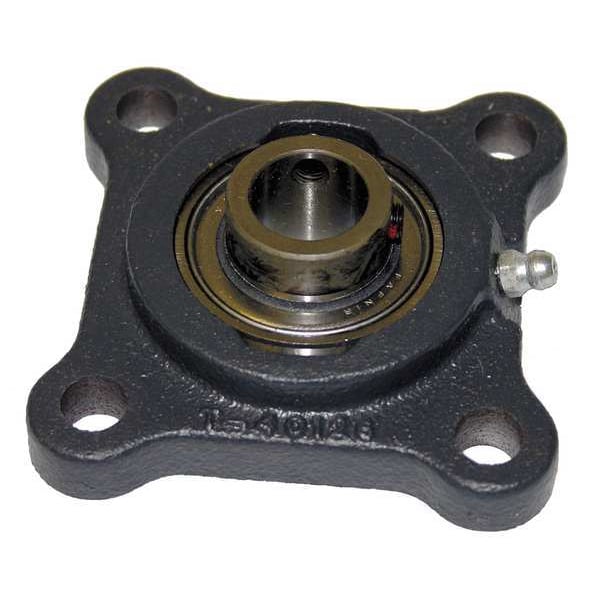 Flange Bearing, 4-Bolt, Ball, 1-1/8