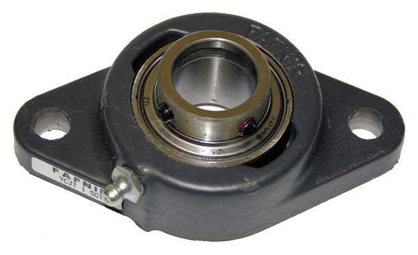 Flange Bearing, 2-Bolt, Ball, 1