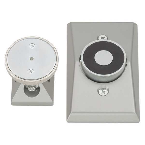 Electromagnetic Door Holder, Wall, 35 lb.