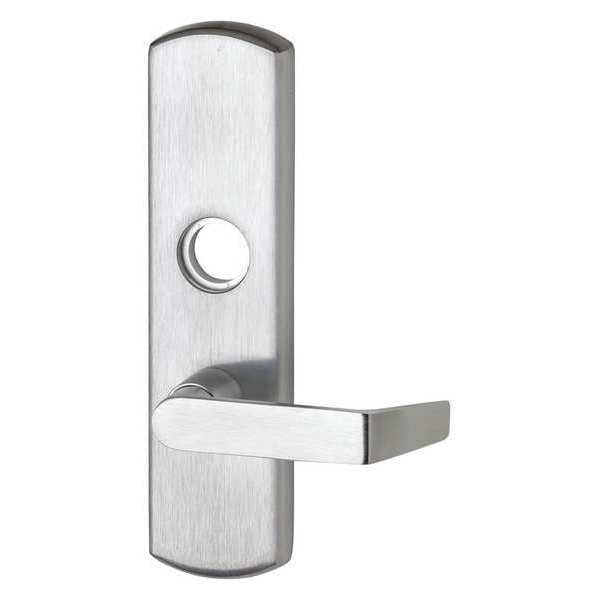 Night Latch Lever, Rhodes, Satin Chrome