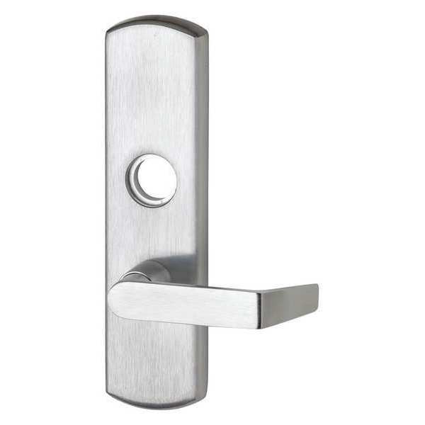 Night Latch Lever, Rhodes, Satin Chrome