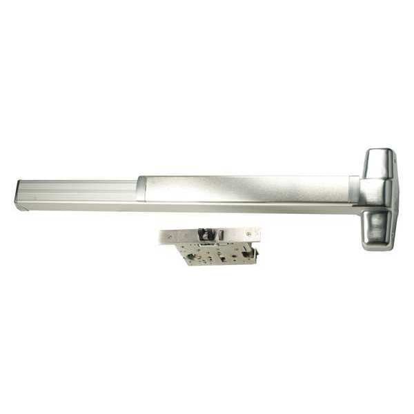Mortise, Satin Aluminum, 36 in. Door W
