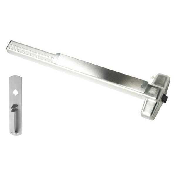 Rim, 36 in. Door W, Series 99, Satin Chrome