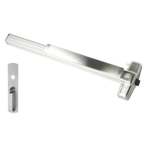 Rim, 36 in. Door W, Series 99, Satin Chrome