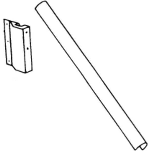 Rod/Latch Guard, Satin Stainless Steel