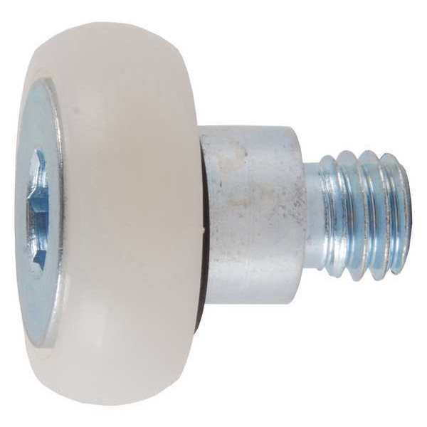 Security Track Closer, Silver, Alum, 1in. L