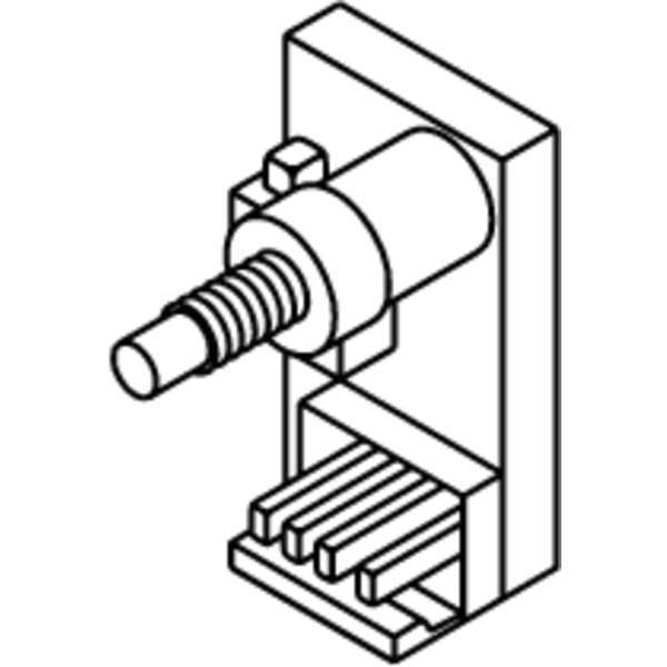 On/Off Switch, Silver, Aluminum, 1 in. L