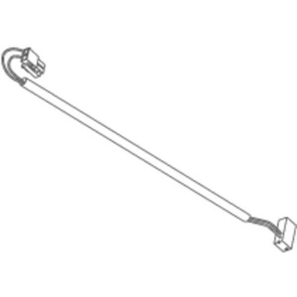 Power Cable, Silver, Aluminum, 24 in. L