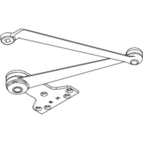 4030 Series Surface Mounted Closers Arm Interior and Exterior Matte Silver