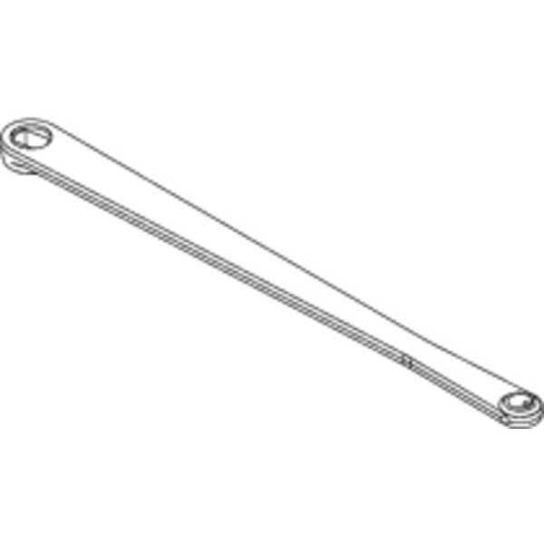 4110T Series Surface Mounted Closers Standard Arm Matte Silver