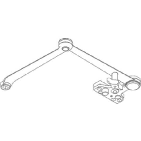4210 Series High Security Closers Arm Interior and Exterior Matte Silver