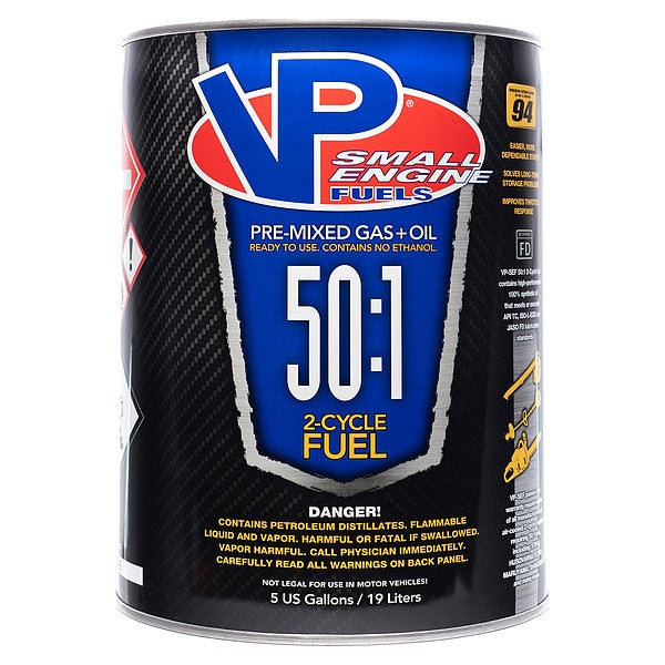 Small Engine Fuel, 2 Cycle, 5 gal.
