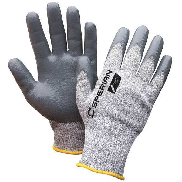 Cut Resistant Coated Gloves, 4 Cut Level, Nitrile, 2XL, 1 PR