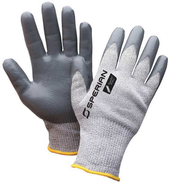 Cut Resistant Coated Gloves, 4 Cut Level, Nitrile, XL, 1 PR