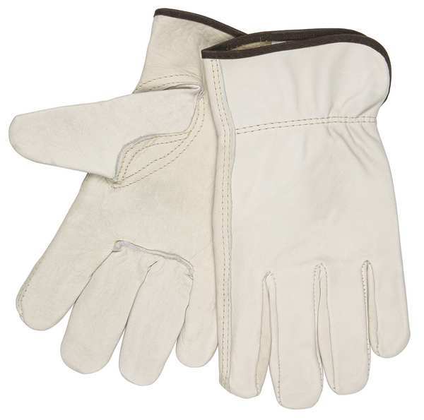 Leather Drivers Gloves, XL, Cream, PR