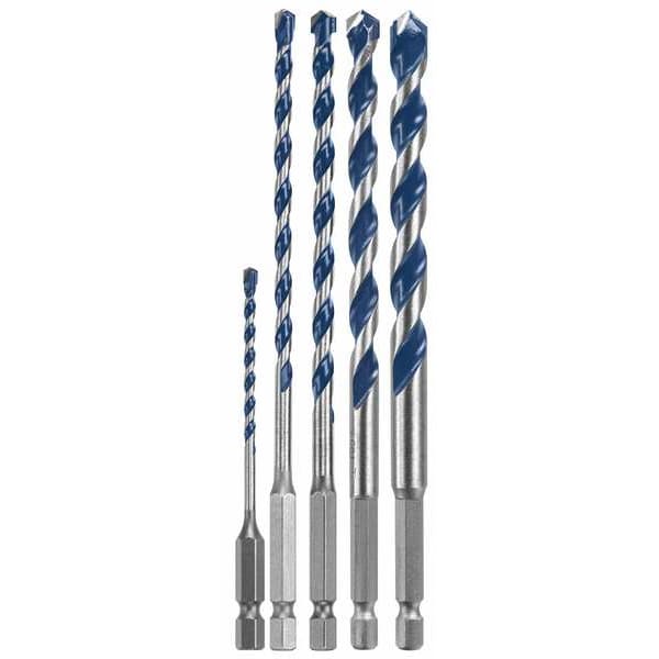 4-Cutter Hammer Drill Bit Set 1/8