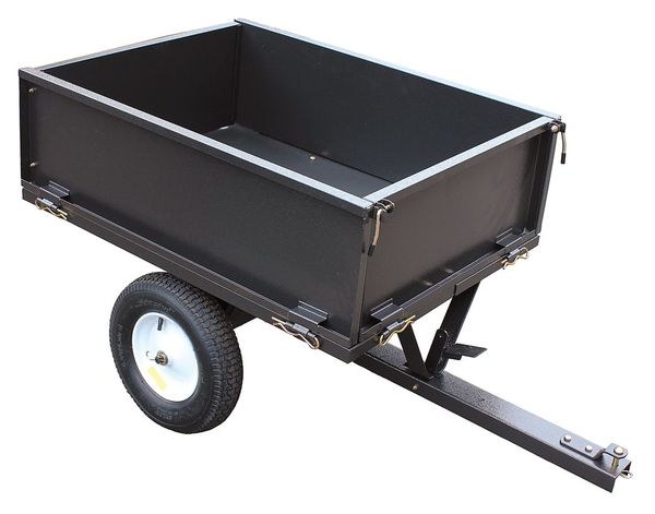 Dump Cart, 10 cu.ft., 500 lb., Pneumatic