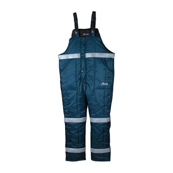Reflective Insulated Bib Overalls, Navy, Size 4X