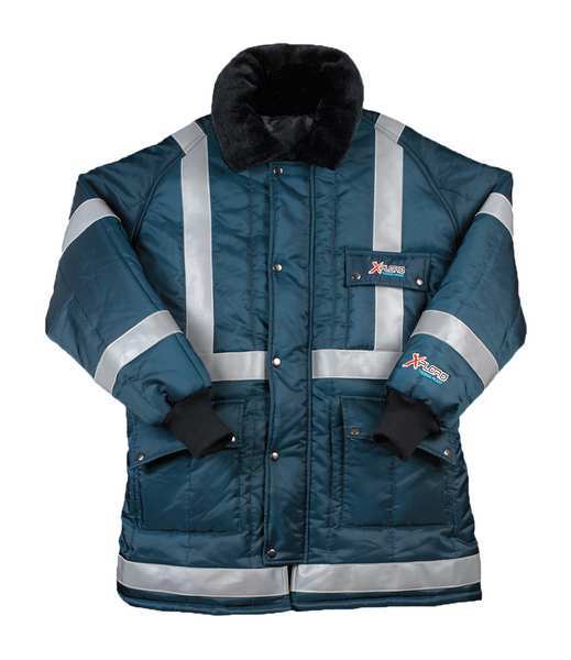 Insulated Jacket with Reflective Strips Size 4X