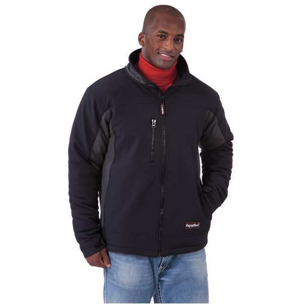 Men's Black Polyester Jacket size M