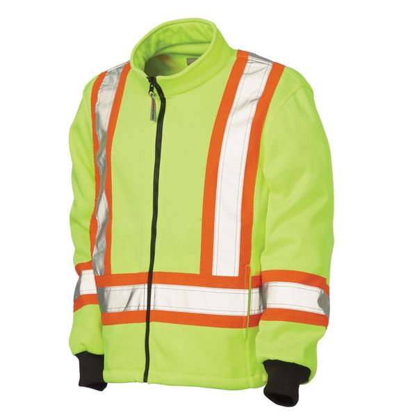 Men's Green Polyester Bomber Jacket size L
