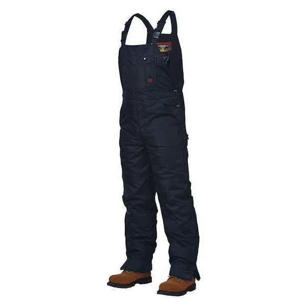 Bib Overalls, Navy, Size 45x32 In.
