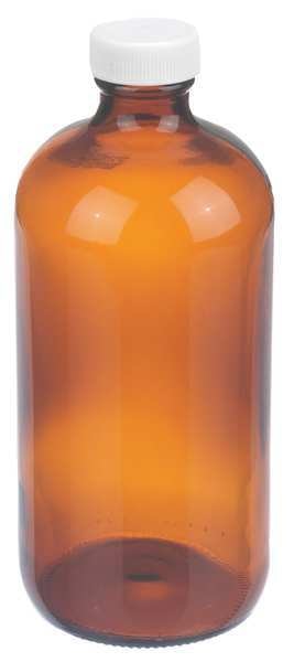 Boston Round Bottle, 16 oz, PK12