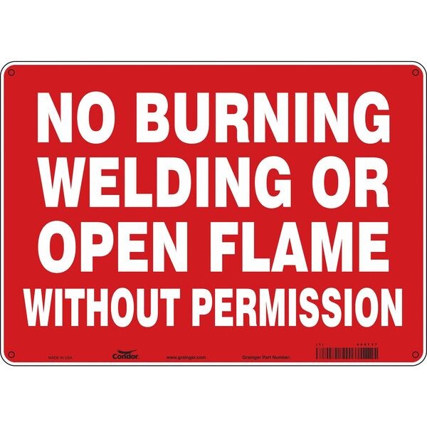SAFETY SIGN FIRE AND EMERGENCY, 10 in Height, 14 in Width, Aluminum, Horizontal Rectangle, English