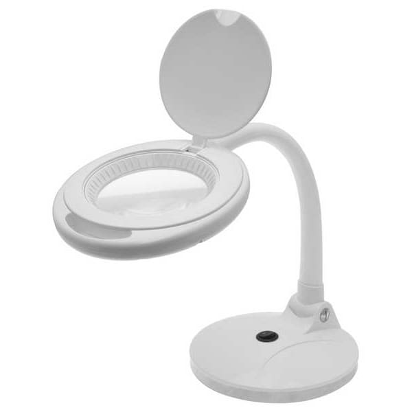 Round Magnifier Light, 570 lm, 5 Diopter