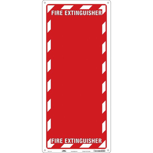 Safety Sign, 29 in Height, 13 in Width, Aluminum, Vertical Rectangle, English