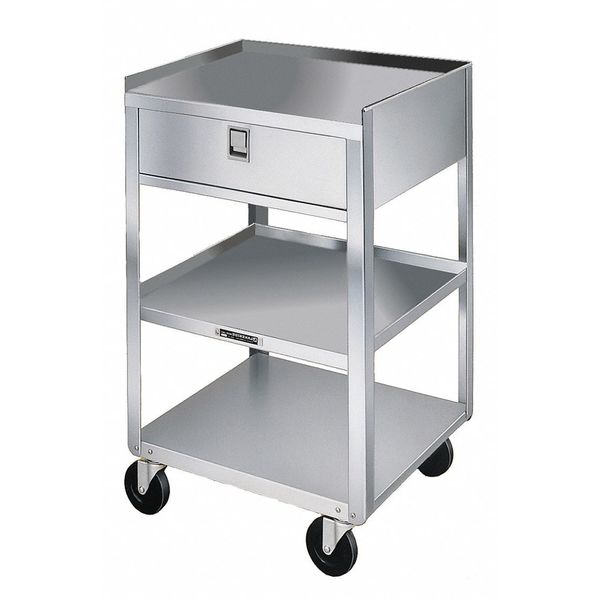 Stainless Steel Equipment Stand, 1 Drawer, 3 Shelves-300 lb Capacity