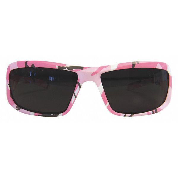 Polarized Safety Glasses, Traditional Smoke Polycarbonate Lens, Scratch-Resistant